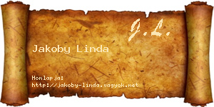 Jakoby Linda névjegykártya